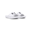 Ojota Chinela Under Armour SL de Hombre - 3021286-100 Blanco-negro