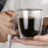 4 Tazas De Vidrio Doble Pared Aislamiento C/ Asa 350ml 4 Tazas De Vidrio Doble Pared Aislamiento C/ Asa 350ml