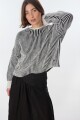 Sweater Astral Crudo/Negro
