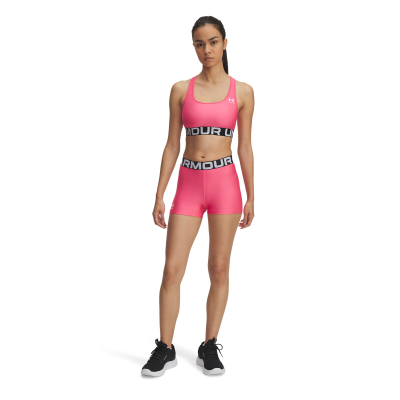 Short Training Under Armour de Mujer - 1383629-672 Rosado-blanco