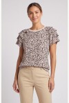 REMERA M/C VOLADO NEGRO ESTAMPADO