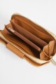 Billetera rafia beige
