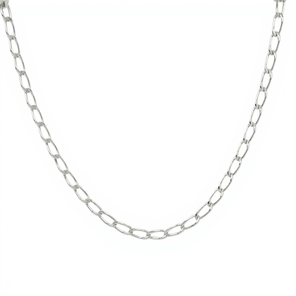 Cadena Bilbaina-Plata 925-Sin Piedra-CD3064 sinpiedra