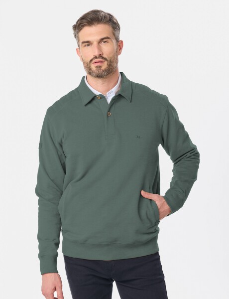 BUZO POLO DE FELPA Verde