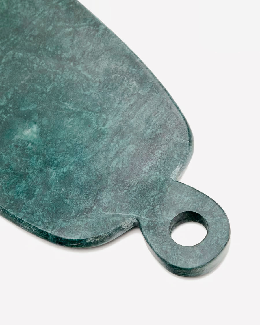 Tabla de servir Odar de mármol verde