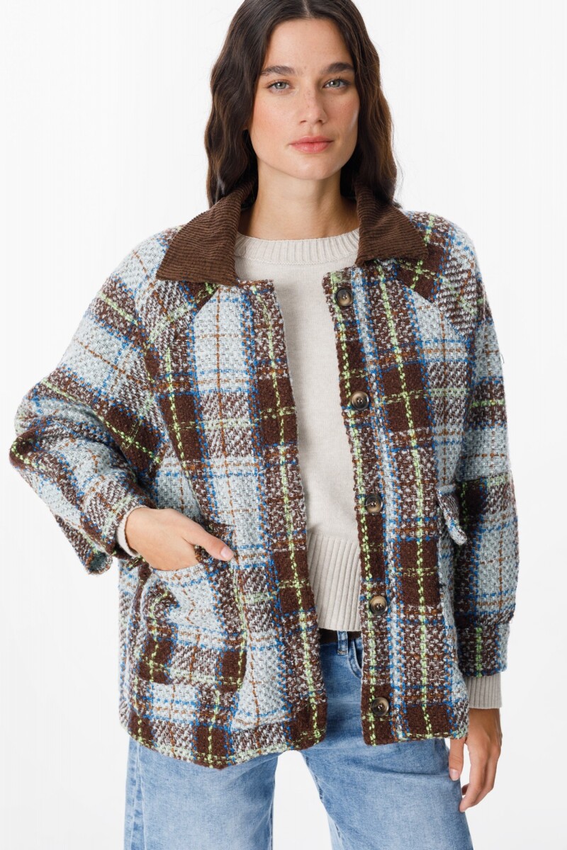 Chaqueta Firewood Cuadrille Celeste