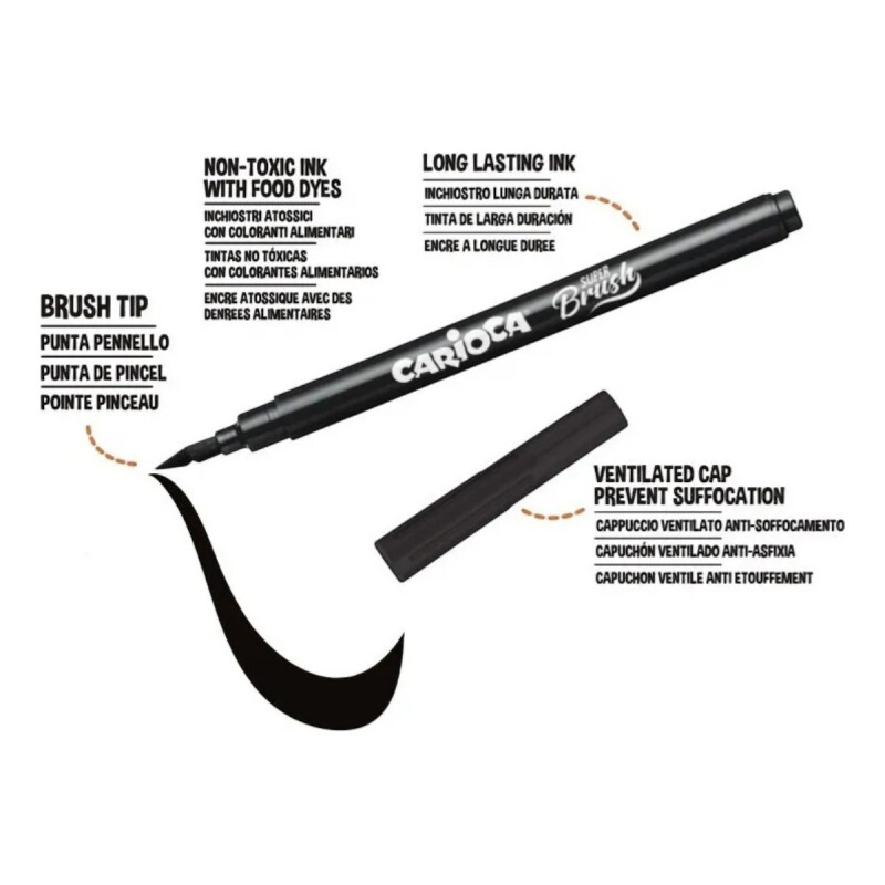 Marcadores Pincel Carioca x10 Marcadores Pincel Carioca x10
