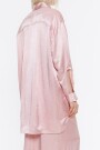 CAMISA OVERSIZE SATÉN Rosa
