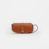 Mini Bag Celina en Efecto Cuero Liso Marron