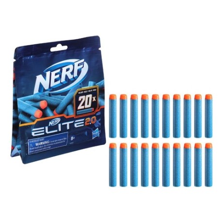 Pack x20 dardos de repuesto Nerf Elite 2.0 Pack x20 dardos de repuesto Nerf Elite 2.0