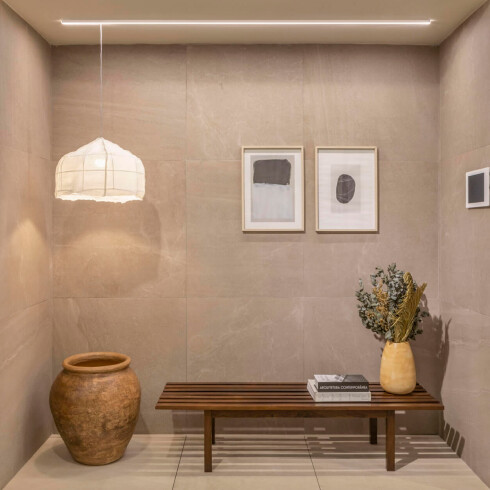 PORCELANATO BEIGE OSCURO ACETINADO 84X84 Apto. PISO PARED GAMAS DE BEIGE