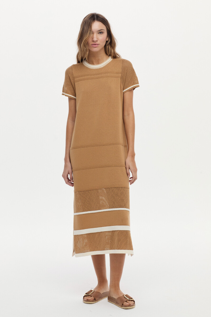 Vestido Loren Camel