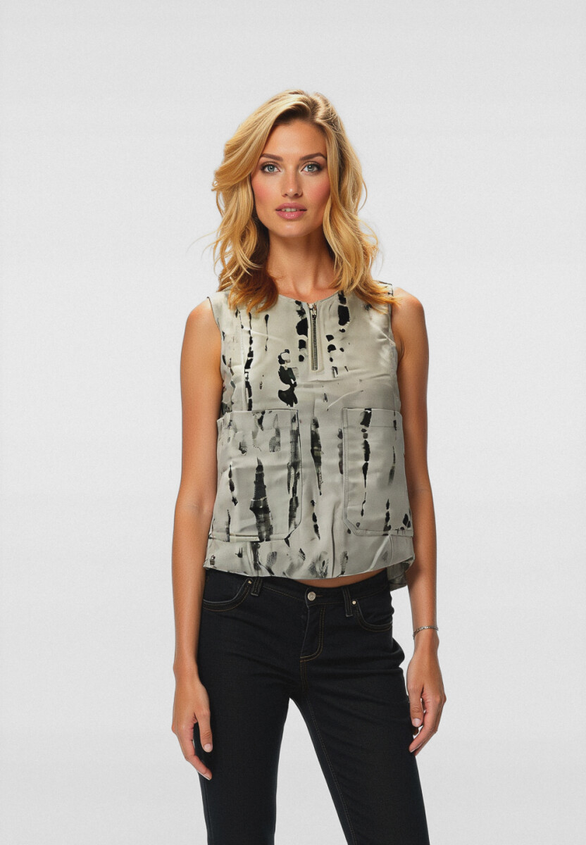 Chaleco Tiano - Estampado 1 