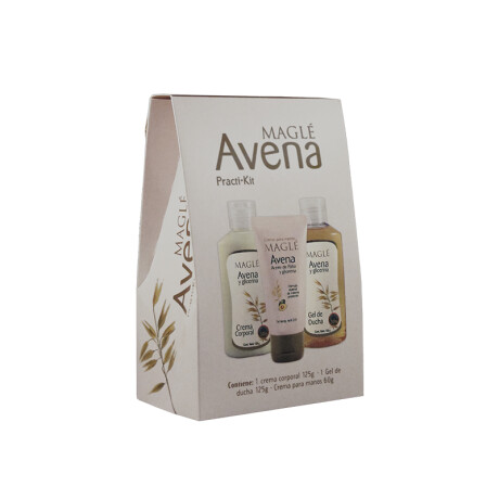 Set Maglé Avena y Palta Cr manos 60g + Cr corporal 125g + Gel ducha 125g