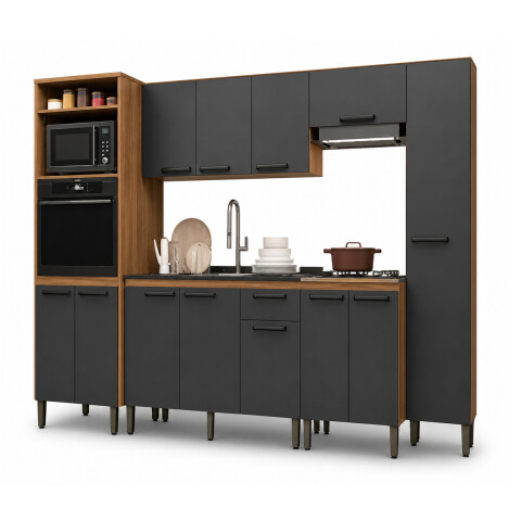 MUEBLE DE COCINA MODULAR PREMIUM 6 MODULOS TORRE GRANDE Mueble De Cocina Modular Premium 6 Modulos Torre Grande