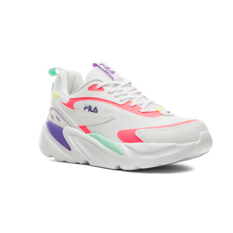 Fila zapatilla rt-low femenino blanco/rosa/passion flower Blanco-Rosado