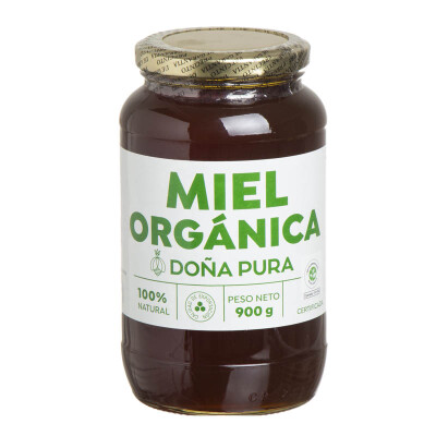 Miel Doña Pura Orgánica 900g Doña Pura Miel Organica 1kg
