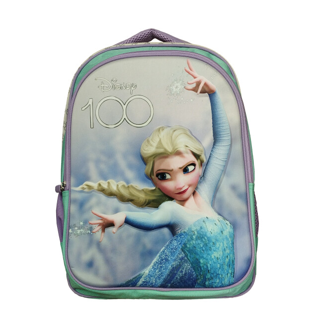 Mochila Infantil Disney Frozen Celeste - Verde Agua - Lila