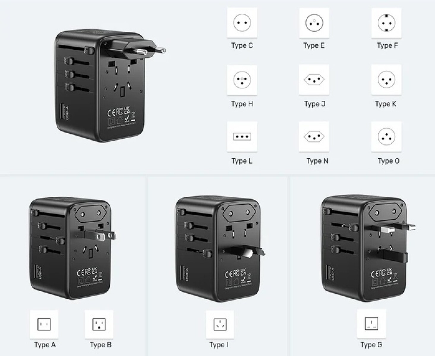 Cargador / Adaptador Universal Unitek 100W 