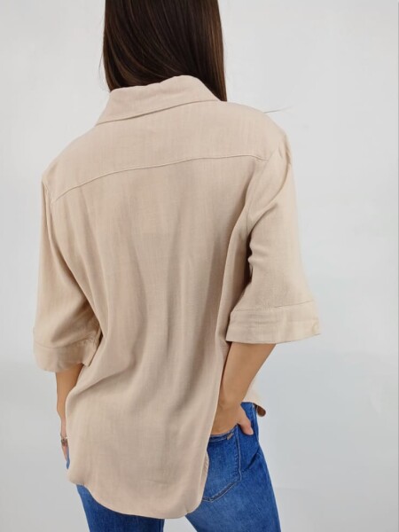 CAMISA SLOWLY 2402 BEIGE