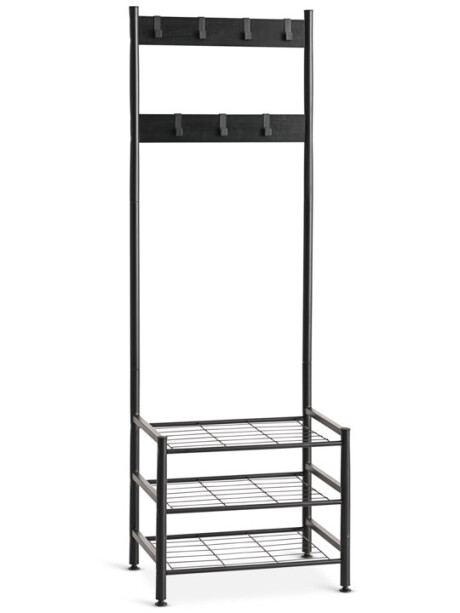Mueble recibidor ELVERUM acero negro Mueble recibidor ELVERUM acero negro
