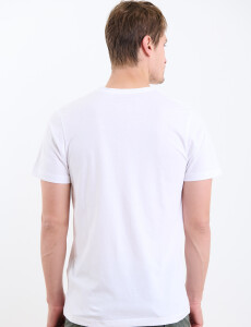 520658 T-SHIRT HARRINGTON LABEL Blanco