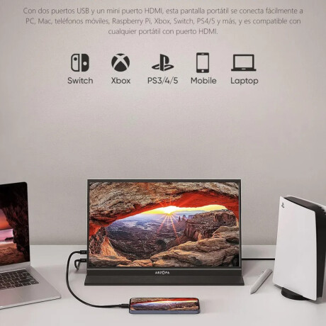 Monitor Portable Arzopa S1 15,6" Ips Fhd 1080P 60HZ 001