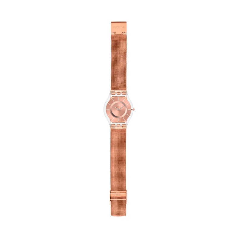 Reloj Swatch Hello Darling SS08K104M en acero rosa Rosé