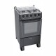 Cocina Gas James Horno Autolimpiante 4 Hornallas Termocupla Negro