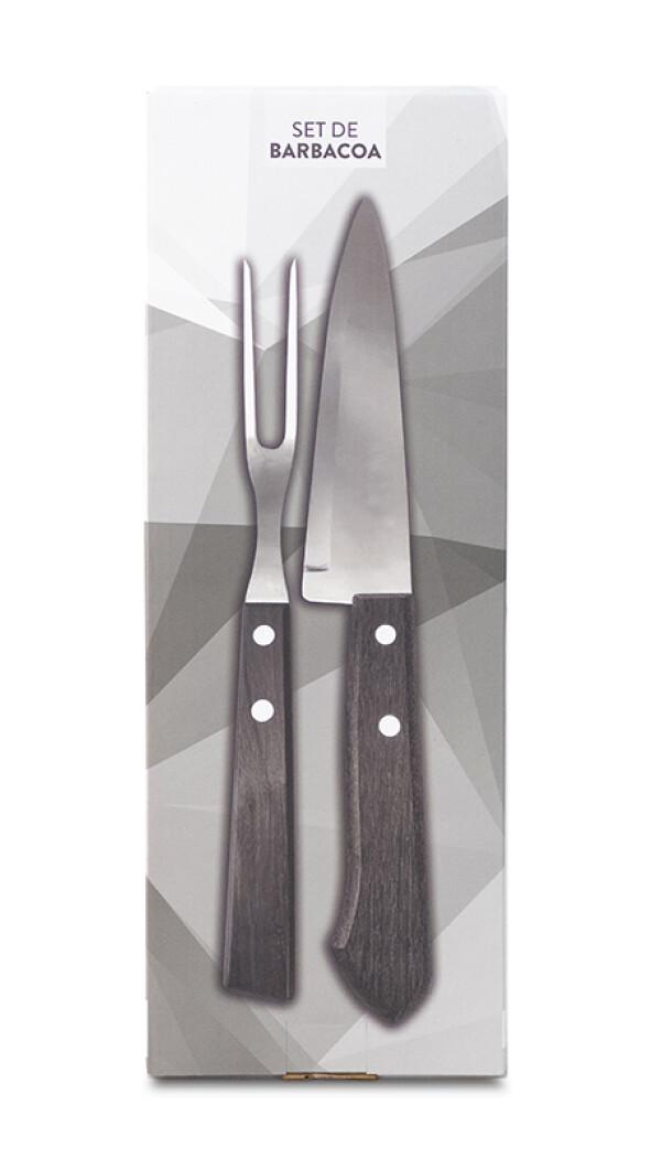 SET BARBACOA DEVON GRIS