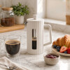 Cafetera/Tetera en Vidrio Borosilicato 600ml Blanco
