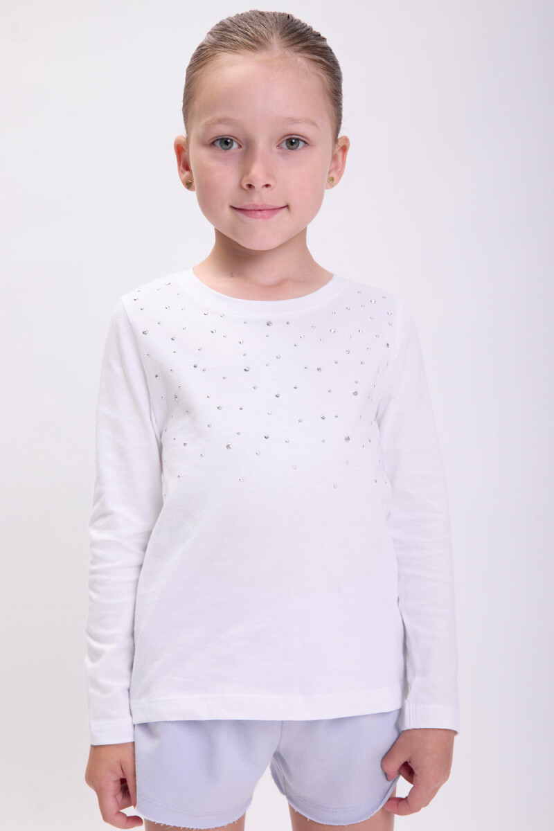 Remera strass Crudo