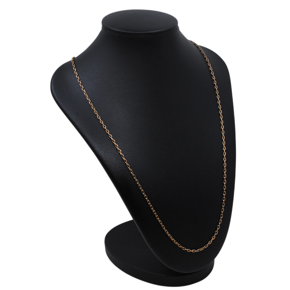 Cadena forcet en oro 18K rosa. Largo 51 cm Cadena forcet en oro 18K rosa. Largo 51 cm