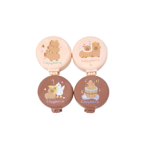 Cepillo plegable para cartera con espejo Cepillo Plegable Para Cartera Con Espejo