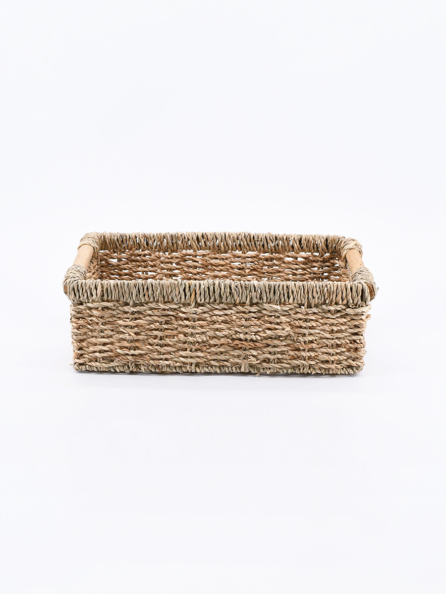 CESTO ORGANIZADOR TEJIDO - BEIGE 