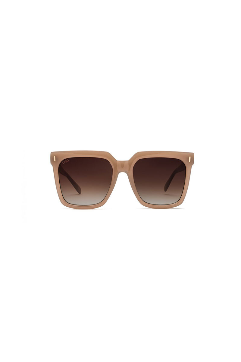 Tiwi Kelly - Shiny Coconut With Brown Gradient Lenses 