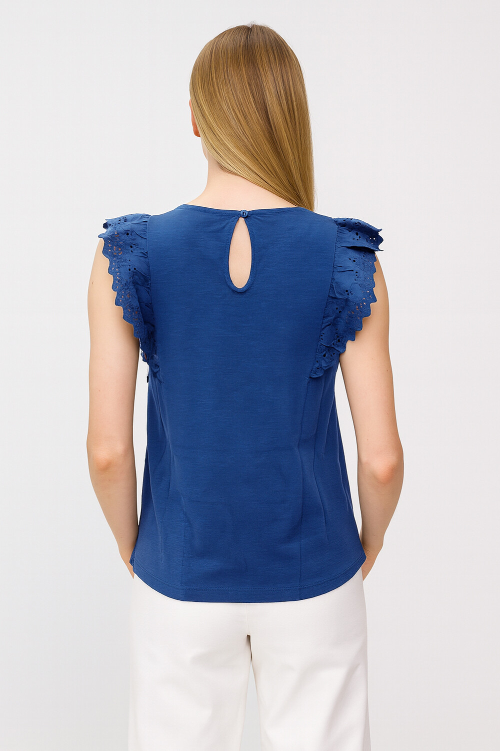 Musculosa Pau Azul Grisaceo