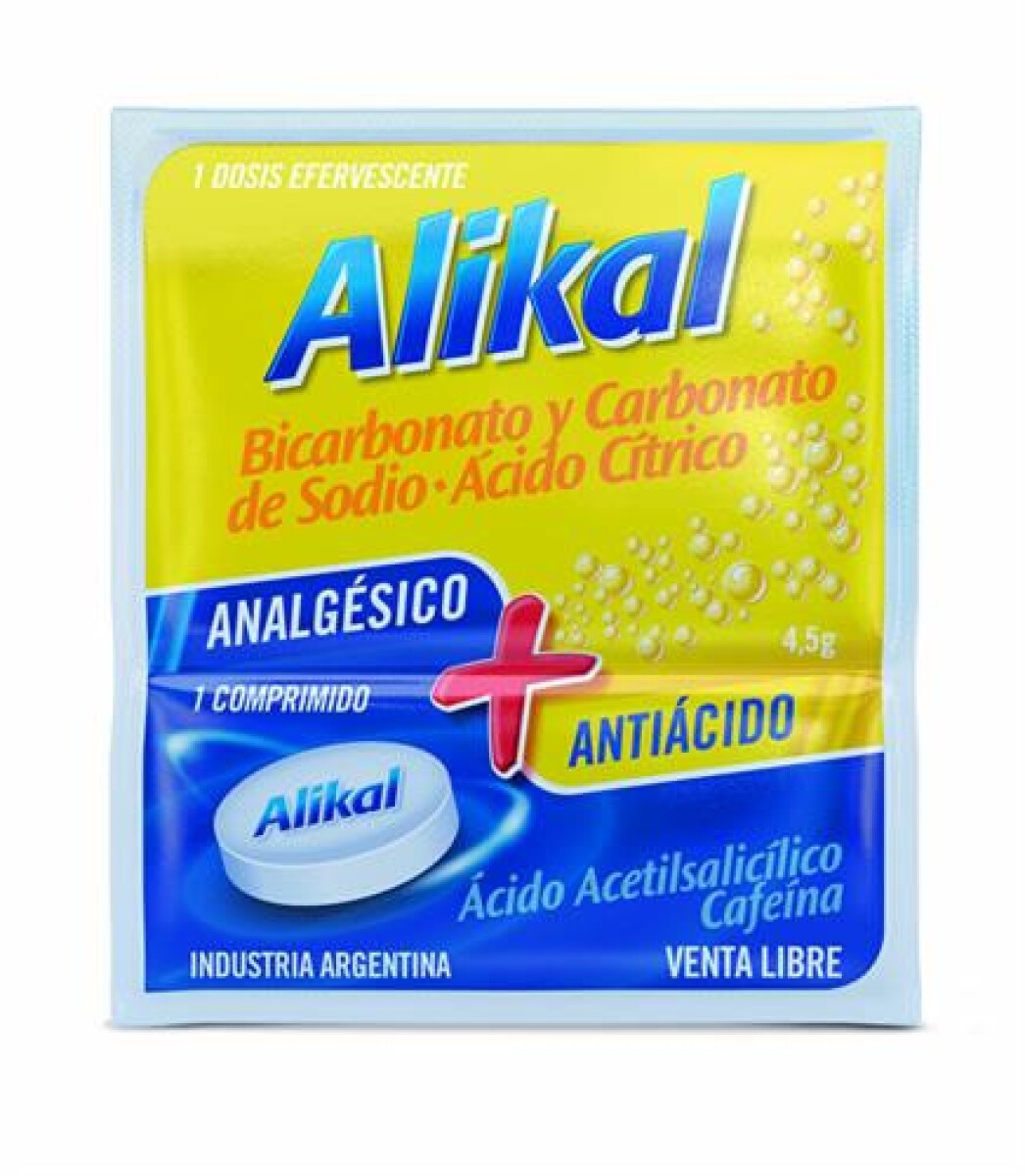 Alikal 1 sobre – Antiácido + Analgésico 
