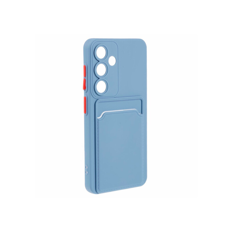 Protector Samsung Galaxy S24 Plus con porta tarjeta color azul Protector Samsung Galaxy S24 Plus Con Porta Tarjeta Color Azul