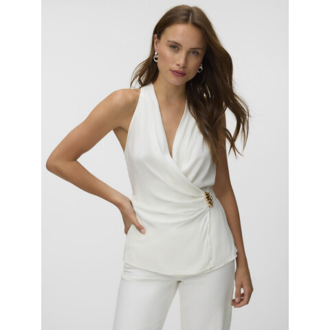 VMKENIA HALTERNECK TOP SP Cloud Dancer
