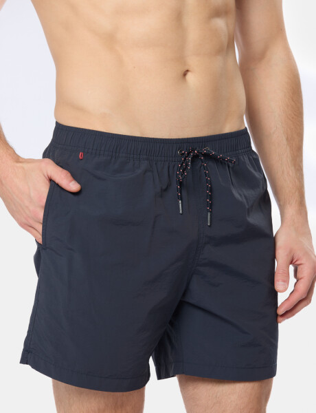 SHORT DE BAÑO LISO Azul