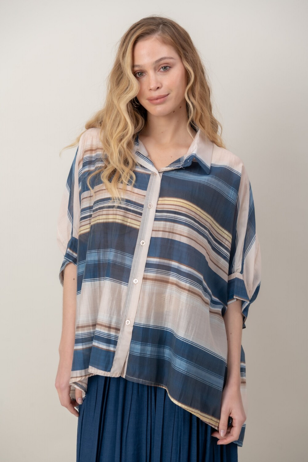 CAMISA DUNIA Azul