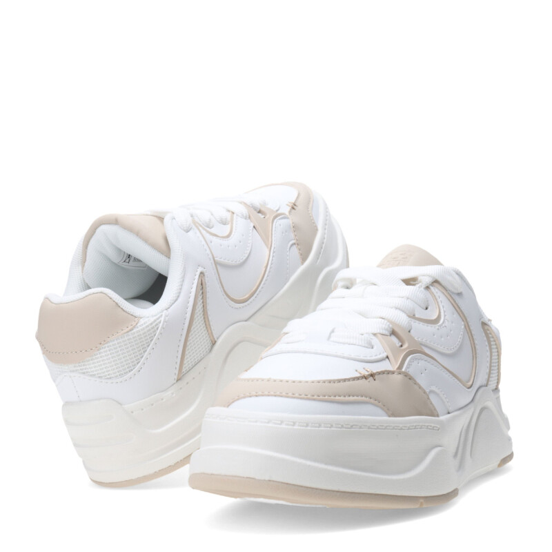 Championes de Mujer Miss Carol PEARL Blanco