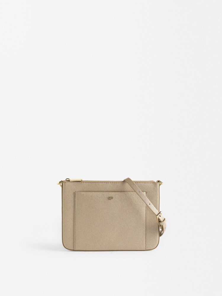 Bolso Bandolera Básico dorado