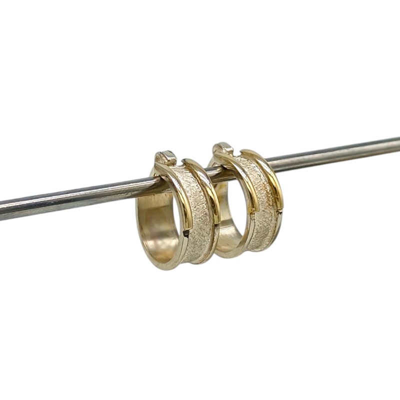 Caravanas aros esclavos- Plata 925- Sin piedra - CA4123 sinpiedra