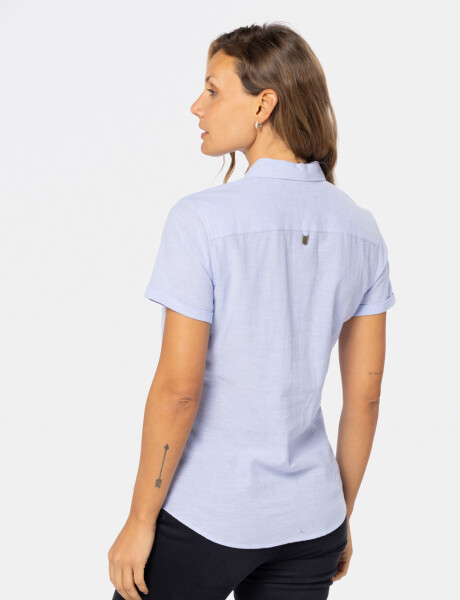 CAMISA DE LINO Lila