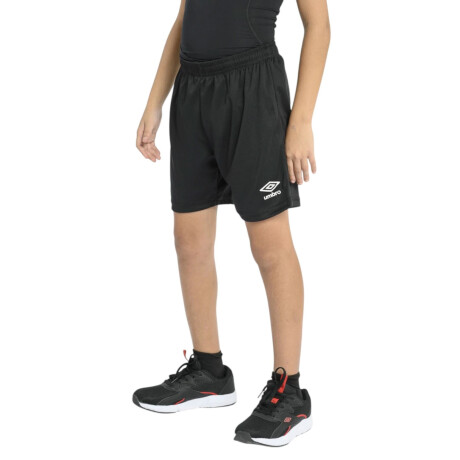 Short de Niños Umbro Basico Futbol Jrs Negro