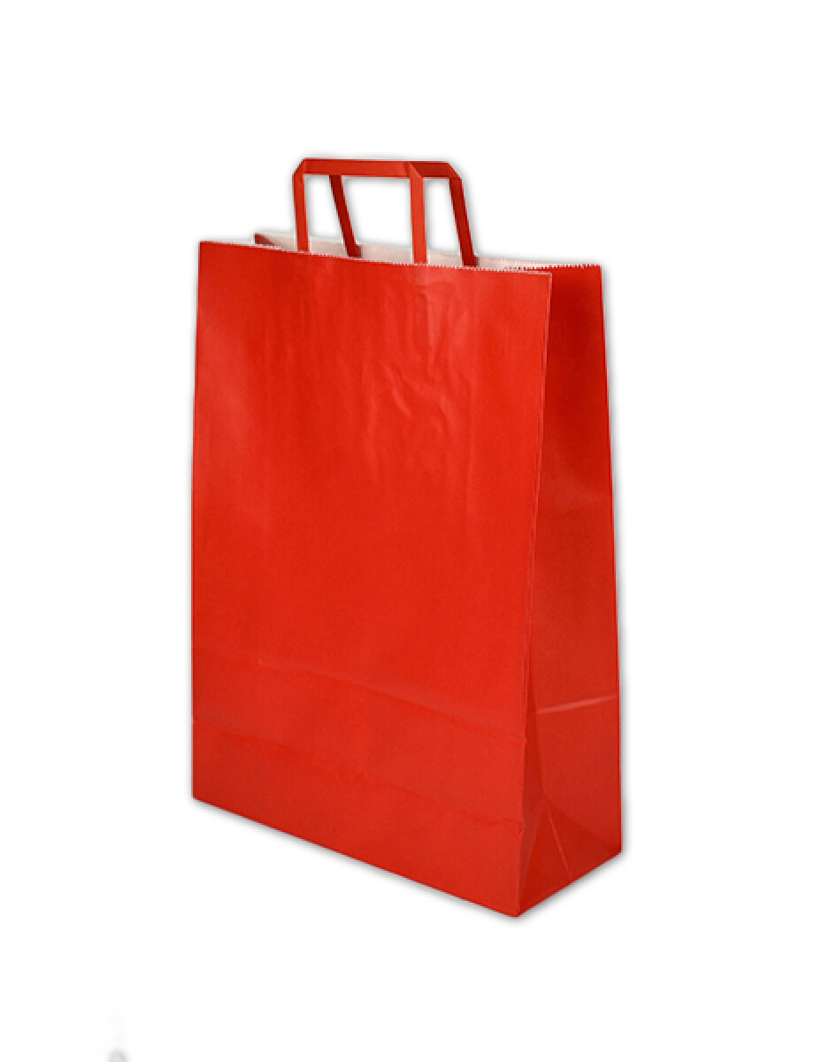 BOLSA LISA ACUARIO 30X12X41 cm - ROJO 