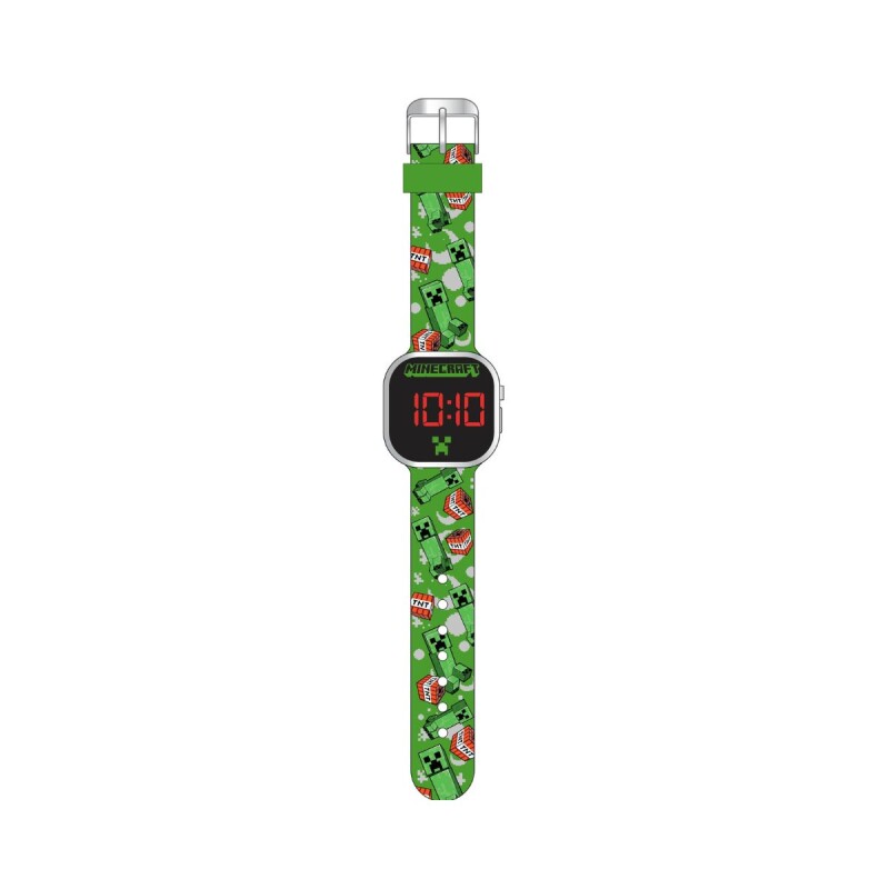Reloj de niño digital banda led MineCraft