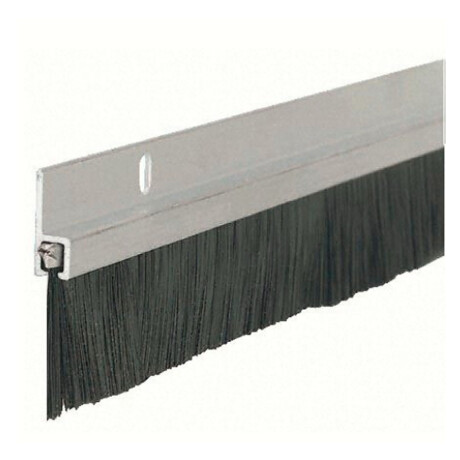 ZOCALO PUERTA C/CEPILLO ALUMINIO NATURAL 80CM N/a